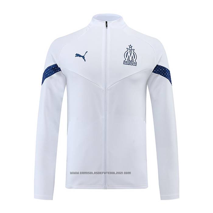Jaqueta Olympique Marsella 2022-2023 Branco